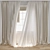 Minimalist Curtain 3D Model Pack 3D model small image 1