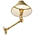 Elegant Brass Anette Table Lamp 3D model small image 3