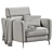 Natuzzi C200 GREG Sofa Model 3D model small image 6