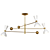 Orbitale Arteluce Brass Chandelier 3D model small image 3