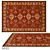 Handmade Merinos Wool Rug 3D model small image 1