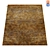Artisan Gold Rug Texture Unique 3D model small image 1