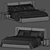 Modern Minimalist Bed Design 3D model small image 6