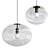 Blown Glass Pendant Lamp Galaxy 3D model small image 7