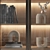 Luxury 4K Wardrobe 71 Set 3D model small image 3