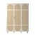 White Rattan 3-Door Wardrobe 3D model small image 2