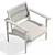 Elegant Xavier Accent Chair 3D model small image 6