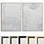 Plaster Two Photo Frame Set 3D model small image 1