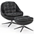 Kendall Lounge Chair Set Minotti 3D model small image 2