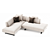 Elegant Modular Sofa Series "TAKT 3D model small image 3