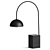 Modern Arched Table Lamp, Dimensions L200 x W495 x H700 mm 3D model small image 1