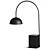 Modern Arched Table Lamp, Dimensions L200 x W495 x H700 mm 3D model small image 2