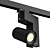  Sleek LED Aluminum Track Light 3D model small image 1