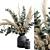 Elegant Pampas Vase Bouquet Display 3D model small image 2