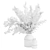 Elegant Pampas Vase Bouquet Display 3D model small image 3