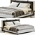 Elegant Abigail Bed 3D Model 3D model small image 1