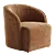 Elegant OROA Maryse Barrel Chair 3D model small image 2