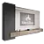 Modern TV Wall Mount Set 3D model small image 1
