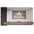 Modern TV Wall Mount Set 3D model small image 2