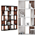 Elegant Capital Collection Bookcase Sipario 3D model small image 6