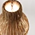 Natural Rattan Bottle Neck Pendant 3D model small image 5