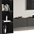 Modern TV Wall Set 3D 3D model small image 3