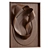 Wooden Wall Art Decor Piece 3D model small image 2