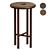 Handcrafted Walnut Bar Stool 3D model small image 1