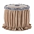 Emozioni Collection Fur Pouf 3D model small image 4