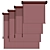 Silhouette Roller Blinds Set 3D model small image 3
