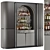 Modern Bar Cabinet Set4.clearRect 3D model small image 1