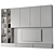 Modern TV Wall Set 2014 3D model small image 5