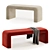 Versatile Sophia Bench Set 3D model small image 1