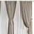 Elegant Curtain #052 3D model small image 2