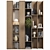 Modular Storage Cabinet Shelves 3D 3D model small image 1