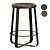 Modern Elegance Primi Counter Stool 3D model small image 1