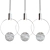 Elegant Blown Glass Pendant Lamp 3D model small image 13