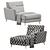 Natuzzi Greg C200 Modern Sofa 3D model small image 5