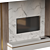 Modern TV Wall Set 036 3D model small image 3