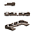 Modern Modular Sofa Set "TAKT S7 3D model small image 5
