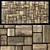 High Resolution Wood Texture Panel 3D model small image 1