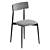 Sleek Glass Armchair by Tonelli 3D model small image 3