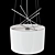 Elegant Flos Ray Pendant Light 3D model small image 2