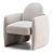Elegant SADDLEBACK Chair Model 3D model small image 3