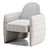 Elegant SADDLEBACK Chair Model 3D model small image 7
