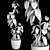 3D Model Collection Max 2015 - Plants, Chandelier, Decor. 3D model small image 7