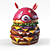 Monster Burger Figures 3D model small image 6