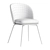 Modern White Dining Chair Hazel 3D model small image 5