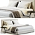 Modern Duomo Mono Bed 3D 3D model small image 1