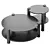 LUNDEN Modern Coffee Accent Tables 3D model small image 3